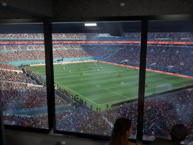 Hard Rock Stadium - Section Mezzanine Suite 37 B Seat View Hard Rock Stadium - Section Mezzanine Suite 37 B Seat View