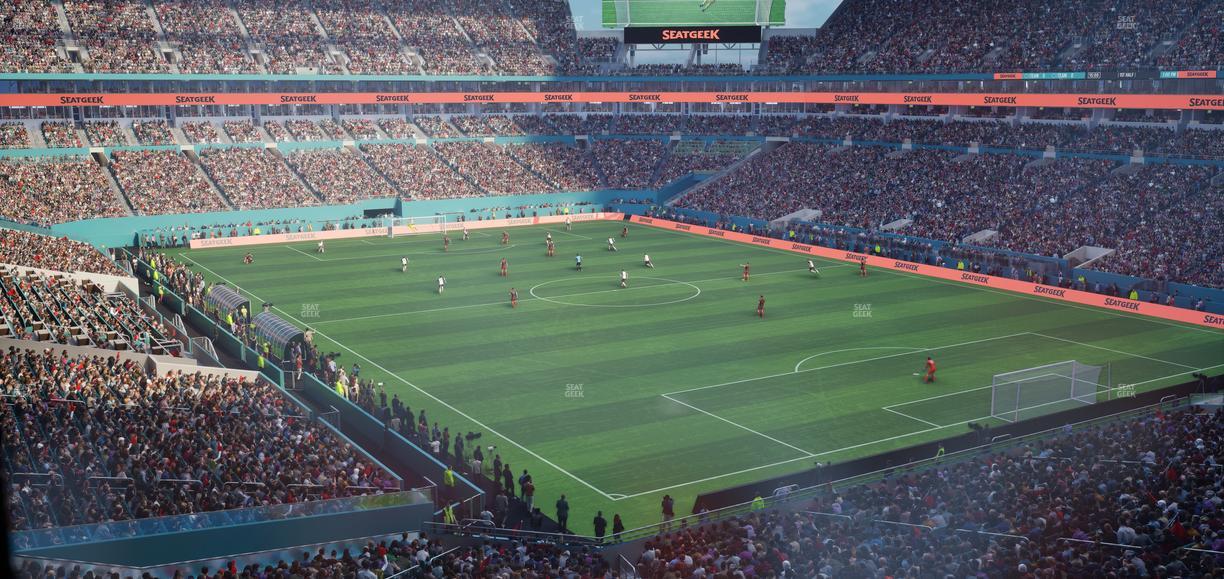 Hard Rock Stadium - Section Mezzanine Suite 37 B Seat View