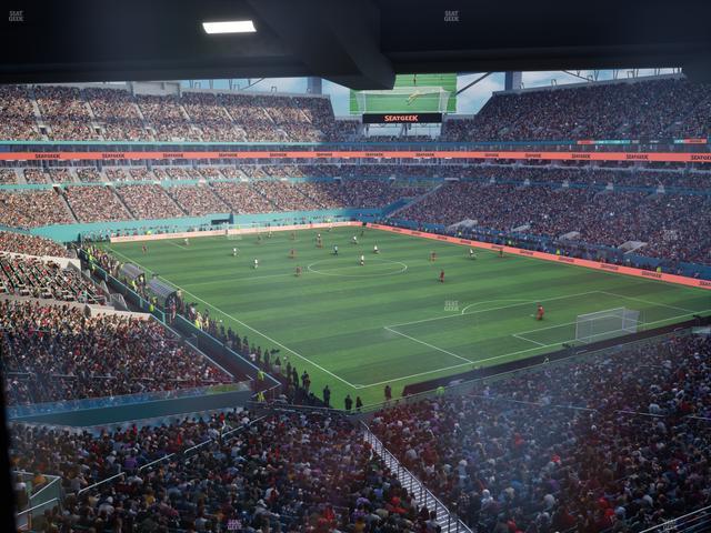 Hard Rock Stadium - Section Mezzanine Suite 37 B Seat View