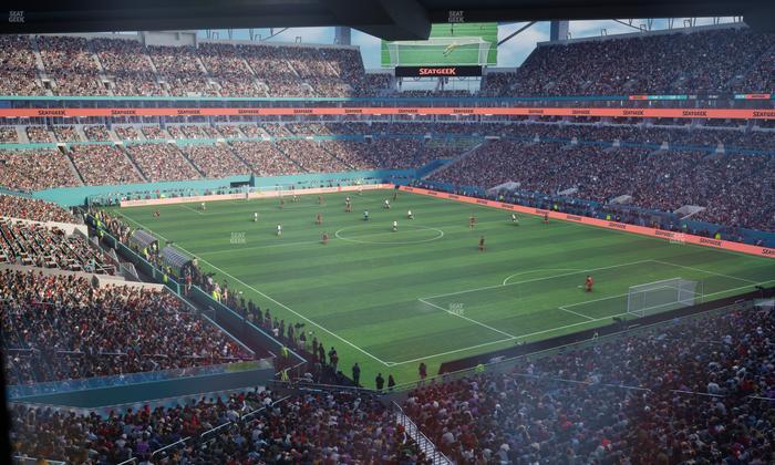 Hard Rock Stadium - Section Mezzanine Suite 37 B Seat View