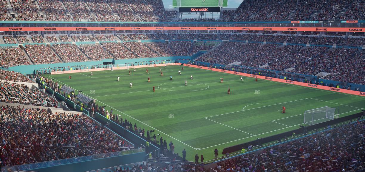 Hard Rock Stadium - Section Mezzanine Suite 37 C Seat View