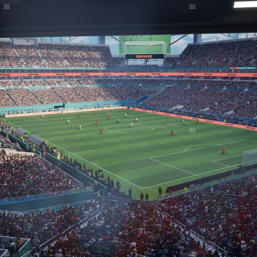 Hard Rock Stadium - Section Mezzanine Suite 37 C Seat View