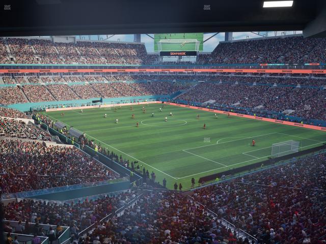 Hard Rock Stadium - Section Mezzanine Suite 37 C Seat View