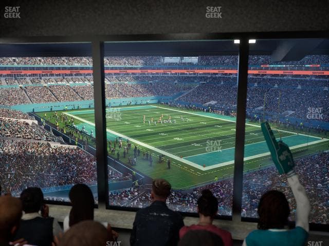 Hard Rock Stadium - Section Mezzanine Suite 37 C Seat View