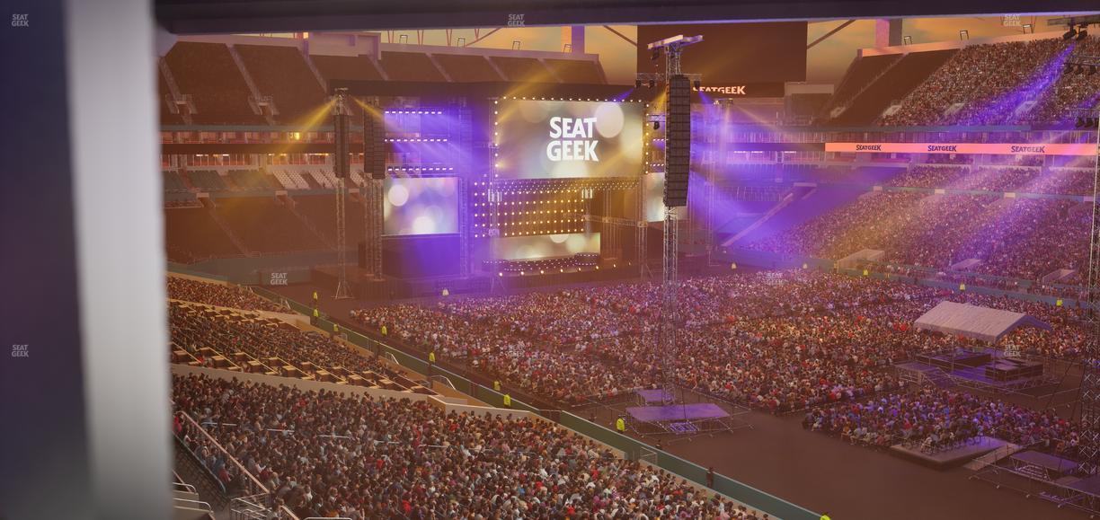 Hard Rock Stadium - Section Mezzanine Suite 38 Corner Club Seat View