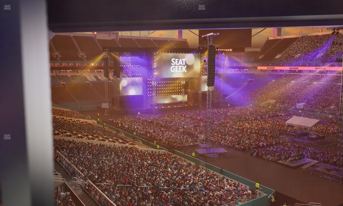 Hard Rock Stadium - Section Mezzanine Suite 38 Corner Club Seat View