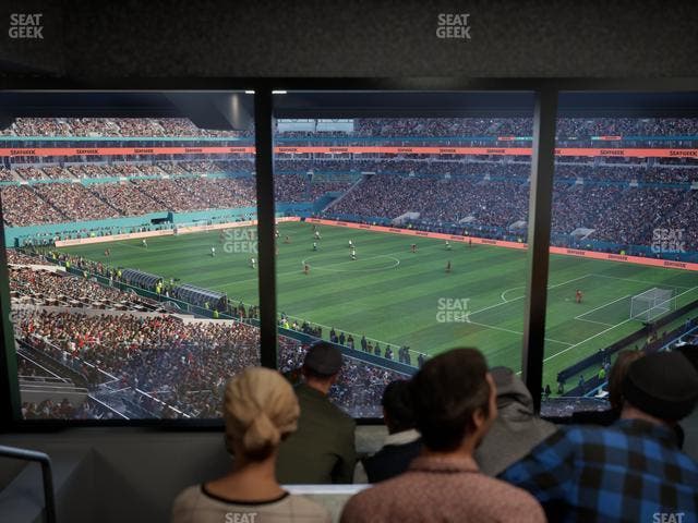 Hard Rock Stadium - Section Mezzanine Suite 39 C Seat View
