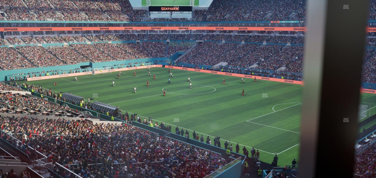 Hard Rock Stadium - Section Mezzanine Suite 39 C Seat View