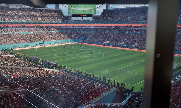 Hard Rock Stadium - Section Mezzanine Suite 39 C Seat View