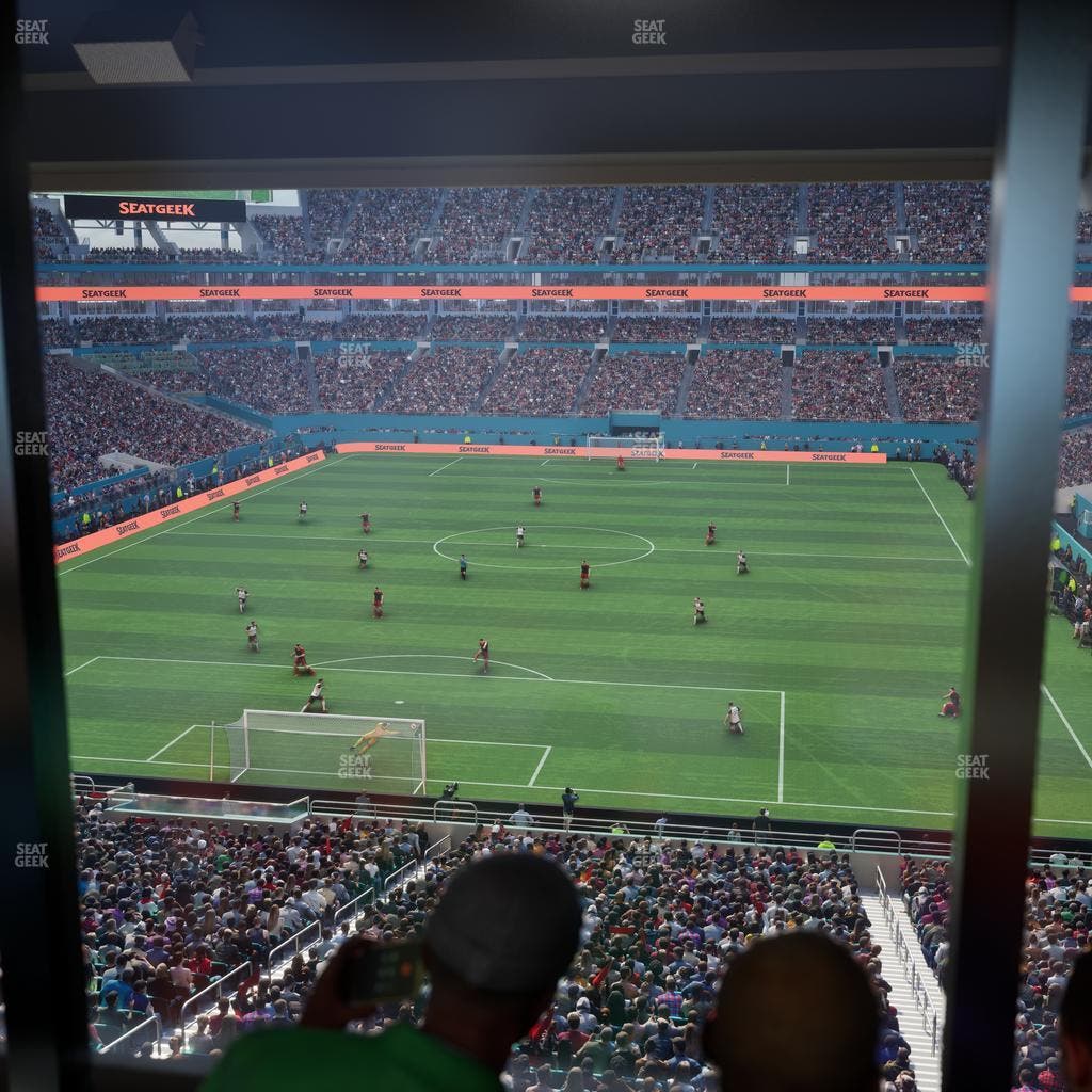 Hard Rock Stadium - Section Mezzanine Suite 4 A Seat View