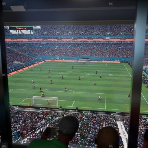 Hard Rock Stadium - Section Mezzanine Suite 4 A Seat View