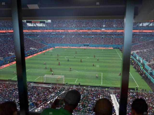 Hard Rock Stadium - Section Mezzanine Suite 4 A Seat View Hard Rock Stadium - Section Mezzanine Suite 4 A Seat View