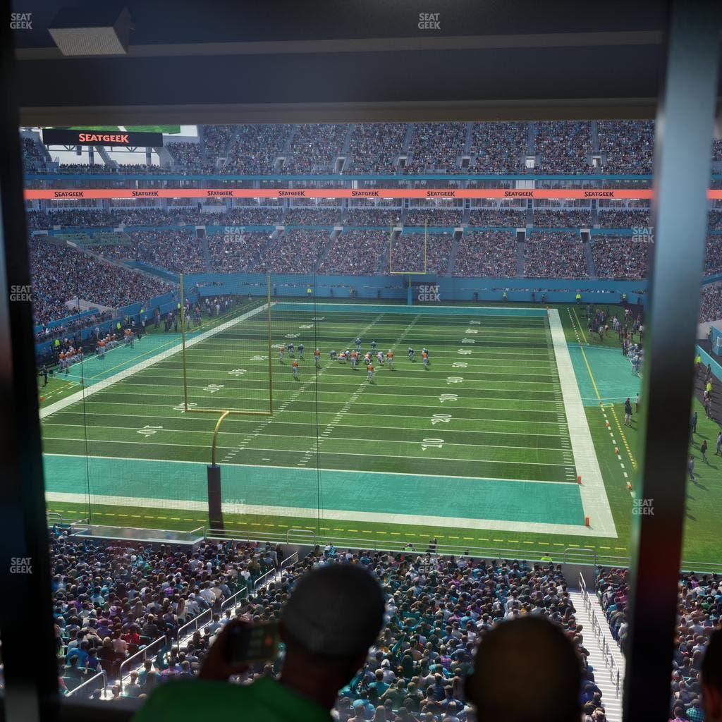 Hard Rock Stadium - Section Mezzanine Suite 4 A Seat View