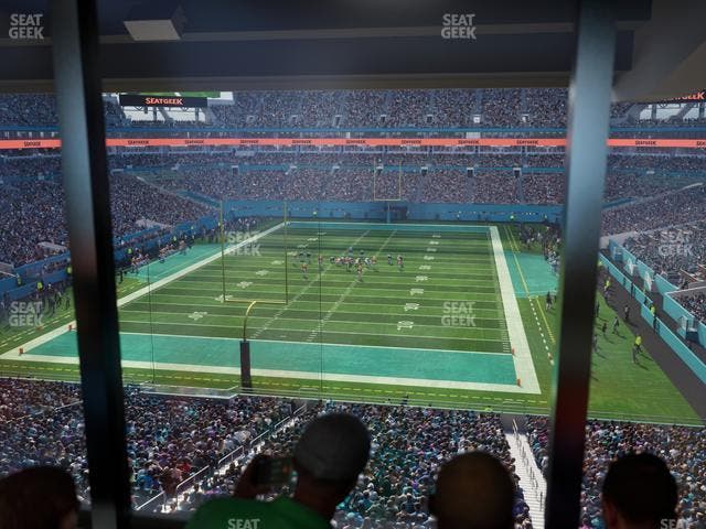 Hard Rock Stadium - Section Mezzanine Suite 4 A Seat View