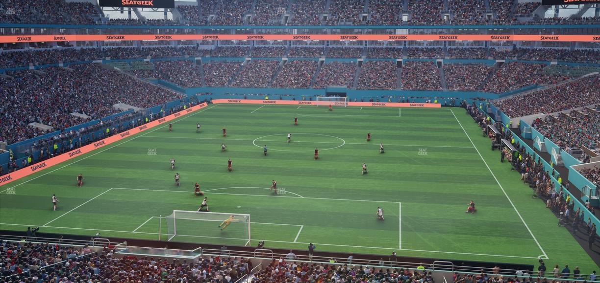 Hard Rock Stadium - Section Mezzanine Suite 4 A Seat View