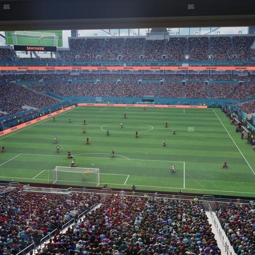 Hard Rock Stadium - Section Mezzanine Suite 4 A Seat View