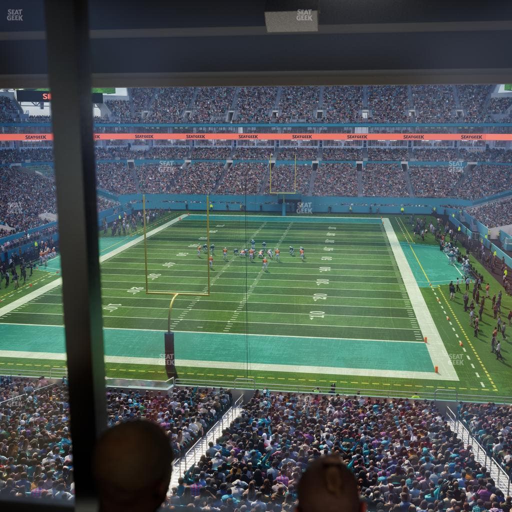Hard Rock Stadium - Section Mezzanine Suite 4 B Seat View