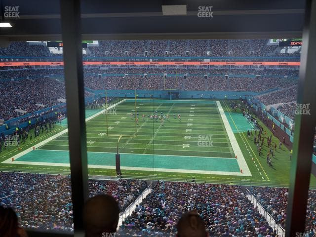 Hard Rock Stadium - Section Mezzanine Suite 4 B Seat View