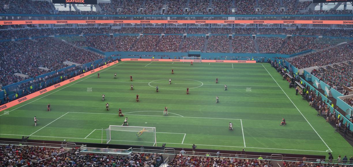 Hard Rock Stadium - Section Mezzanine Suite 4 B Seat View
