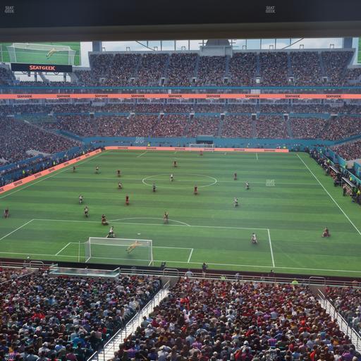 Hard Rock Stadium - Section Mezzanine Suite 4 B Seat View