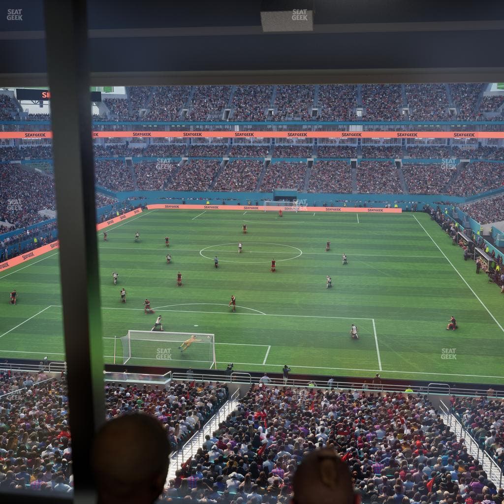 Hard Rock Stadium - Section Mezzanine Suite 4 B Seat View