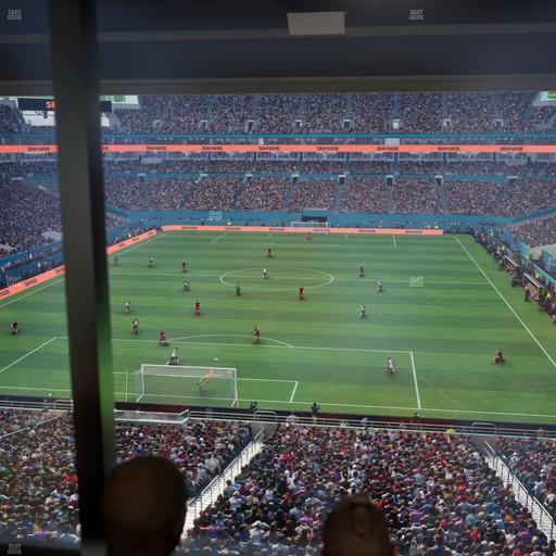 Hard Rock Stadium - Section Mezzanine Suite 4 B Seat View