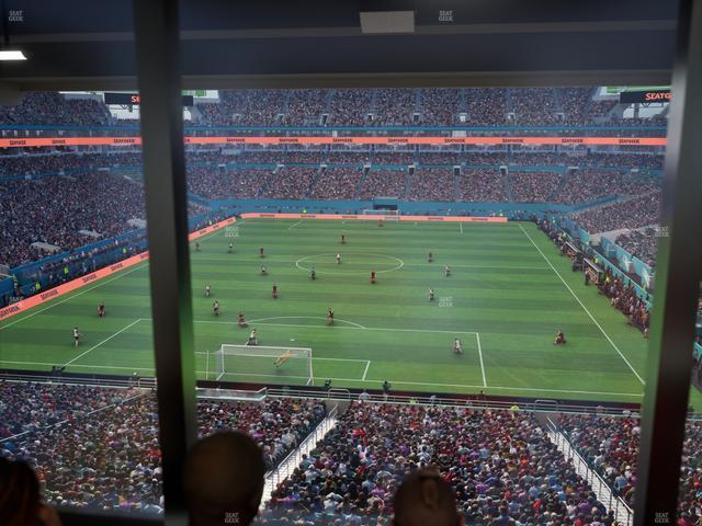 Hard Rock Stadium - Section Mezzanine Suite 4 B Seat View Hard Rock Stadium - Section Mezzanine Suite 4 B Seat View