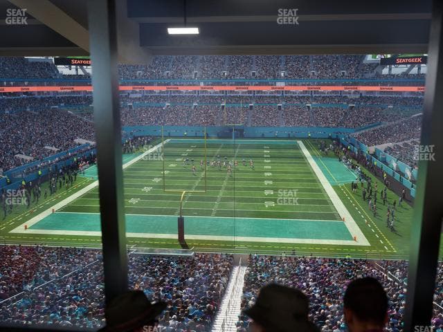 Hard Rock Stadium - Section Mezzanine Suite 4 C Seat View