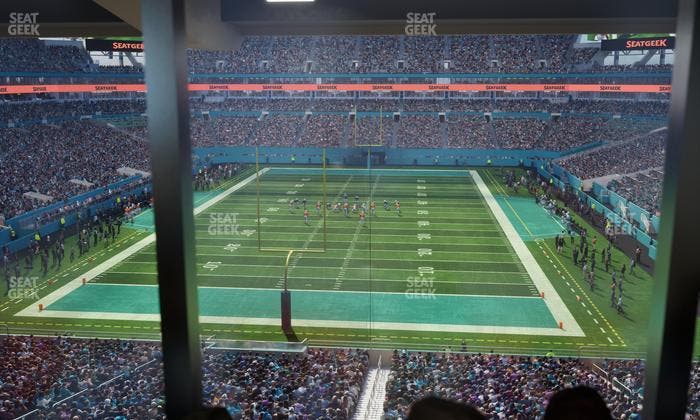 Hard Rock Stadium - Section Mezzanine Suite 4 C Seat View