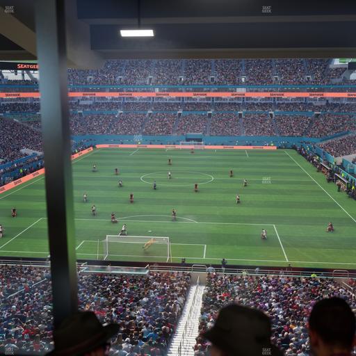 Hard Rock Stadium - Section Mezzanine Suite 4 C Seat View