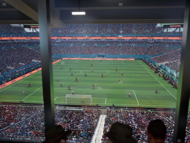 Hard Rock Stadium - Section Mezzanine Suite 4 C Seat View Hard Rock Stadium - Section Mezzanine Suite 4 C Seat View