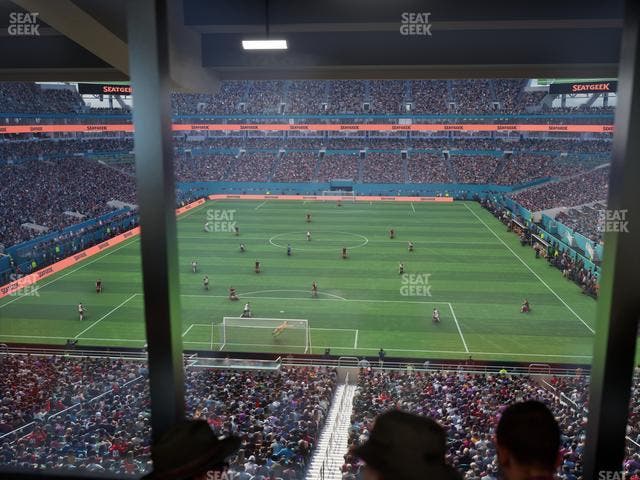 Hard Rock Stadium - Section Mezzanine Suite 4 C Seat View