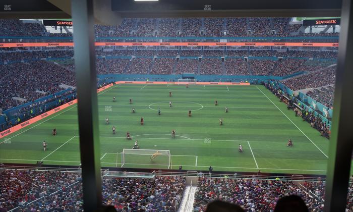 Hard Rock Stadium - Section Mezzanine Suite 4 C Seat View