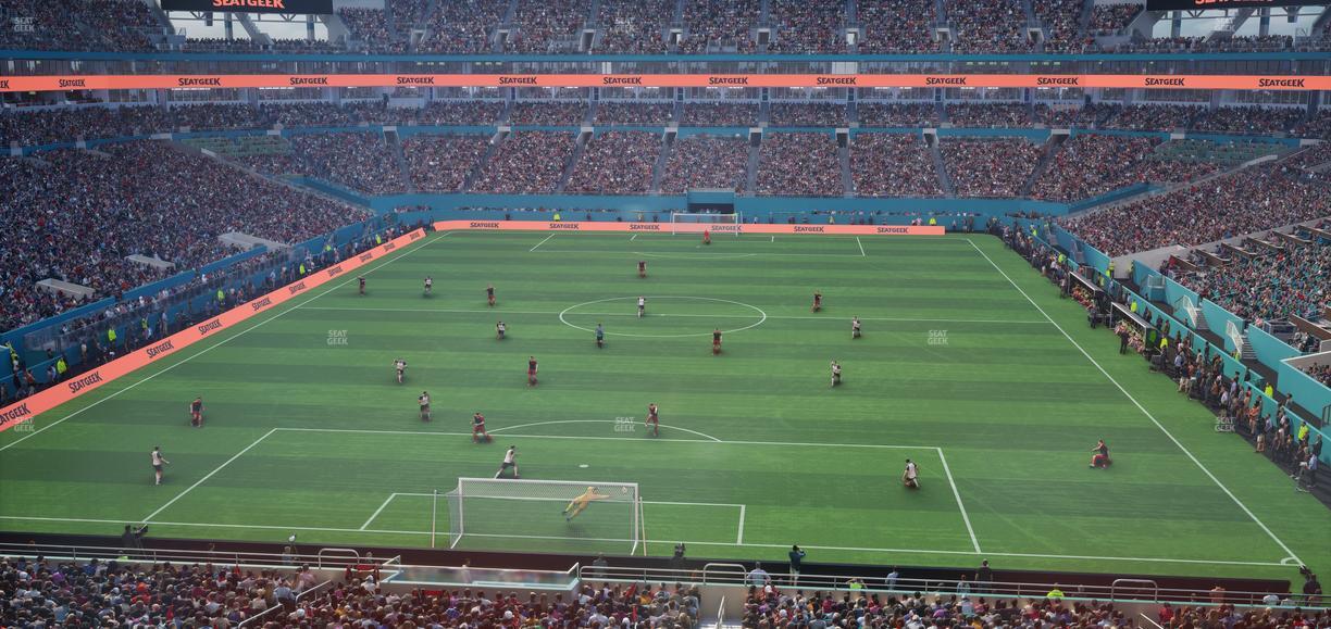 Hard Rock Stadium - Section Mezzanine Suite 4 C Seat View