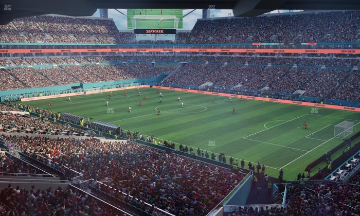 Hard Rock Stadium - Section Mezzanine Suite 40 A Seat View