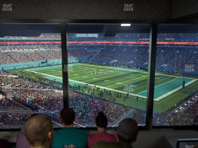 Hard Rock Stadium - Section Mezzanine Suite 40 A Seat View