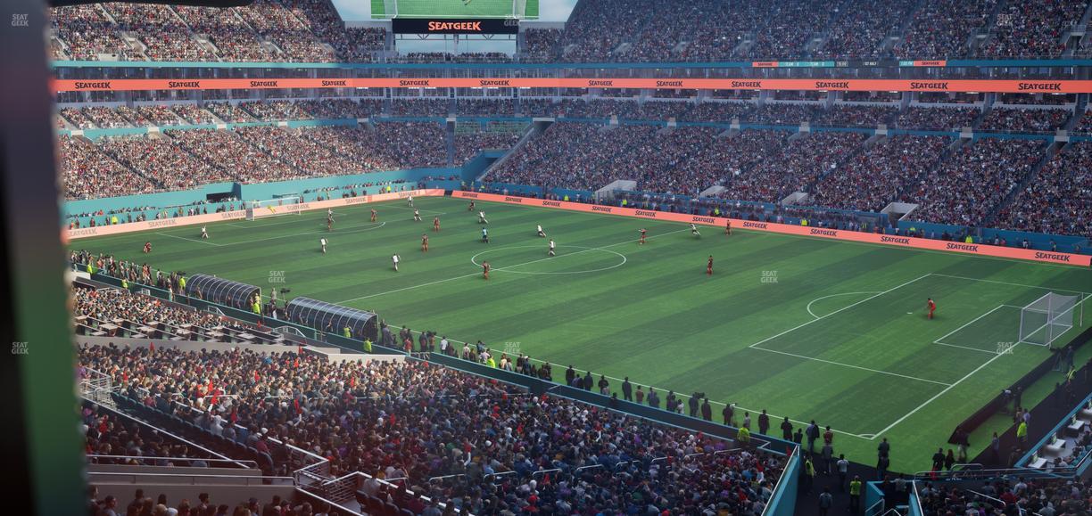 Hard Rock Stadium - Section Mezzanine Suite 40 B Seat View