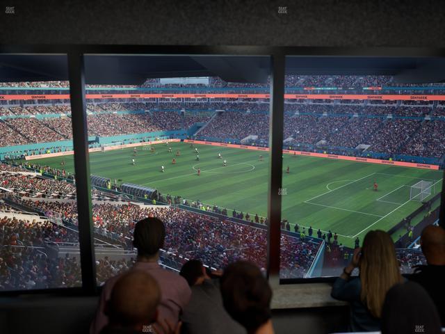 Hard Rock Stadium - Section Mezzanine Suite 40 B Seat View Hard Rock Stadium - Section Mezzanine Suite 40 B Seat View