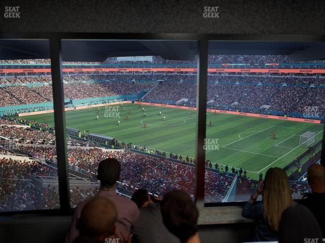 Hard Rock Stadium - Section Mezzanine Suite 40 B Seat View