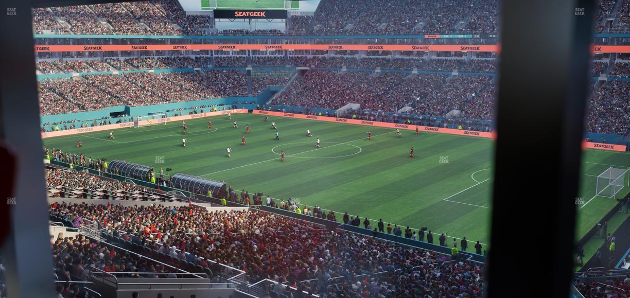 Hard Rock Stadium - Section Mezzanine Suite 41 A Seat View