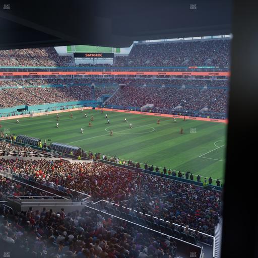 Hard Rock Stadium - Section Mezzanine Suite 41 A Seat View