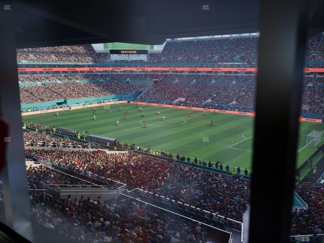 Hard Rock Stadium - Section Mezzanine Suite 41 A Seat View