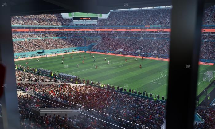 Hard Rock Stadium - Section Mezzanine Suite 41 A Seat View