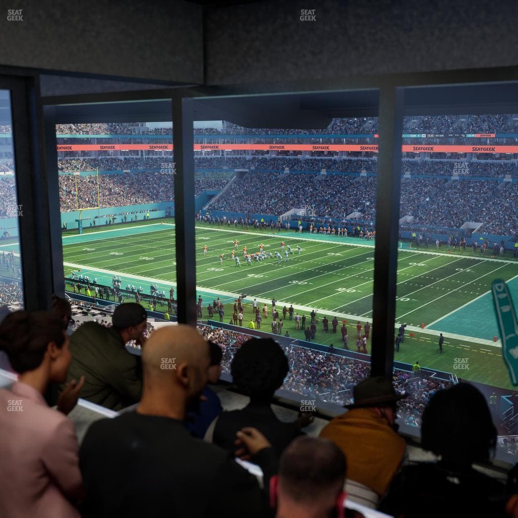 Hard Rock Stadium - Section Mezzanine Suite 41 A Seat View