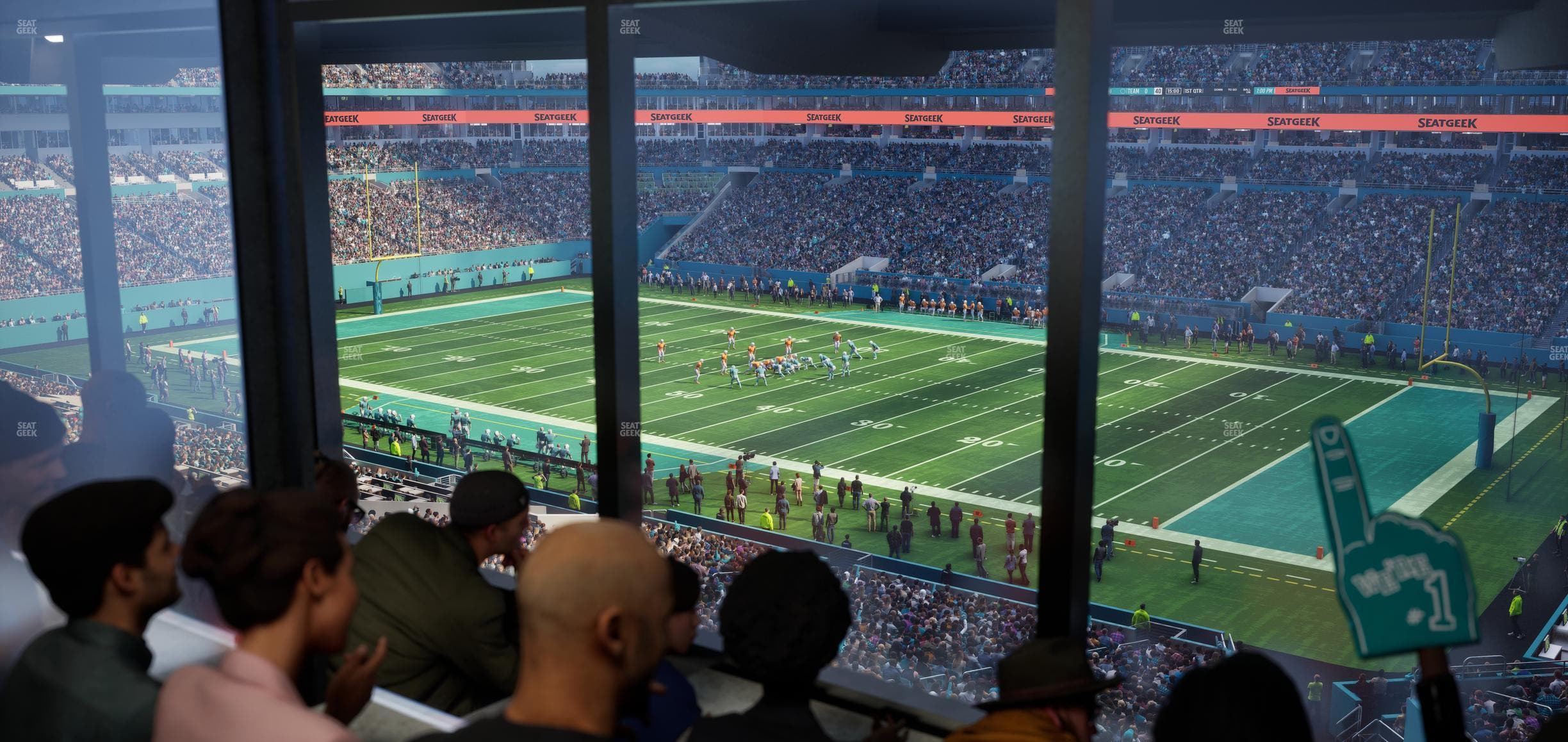 Hard Rock Stadium - Section Mezzanine Suite 41 A Seat View