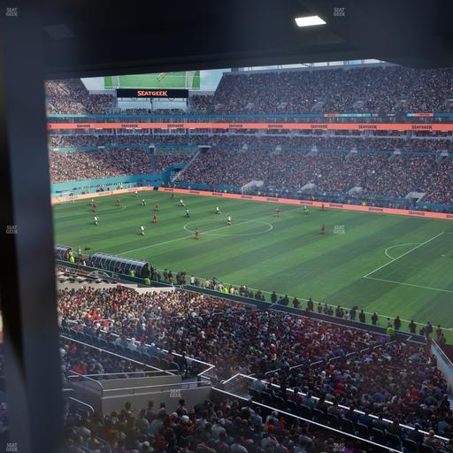 Hard Rock Stadium - Section Mezzanine Suite 41 B Seat View