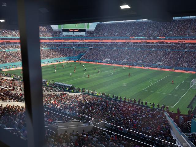Hard Rock Stadium - Section Mezzanine Suite 41 B Seat View