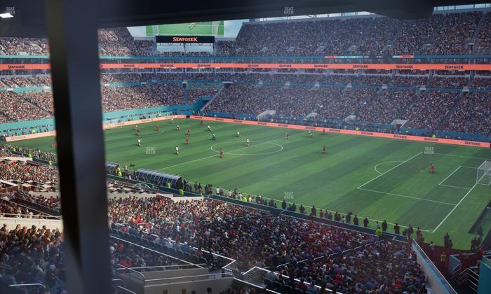 Hard Rock Stadium - Section Mezzanine Suite 41 B Seat View