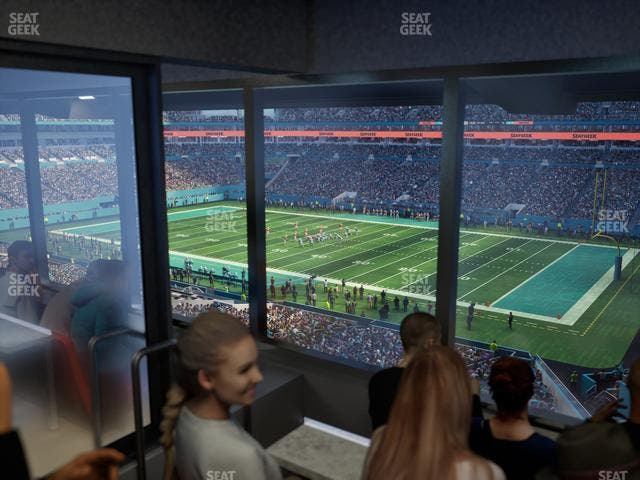 Hard Rock Stadium - Section Mezzanine Suite 41 B Seat View