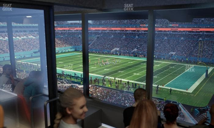 Hard Rock Stadium - Section Mezzanine Suite 41 B Seat View